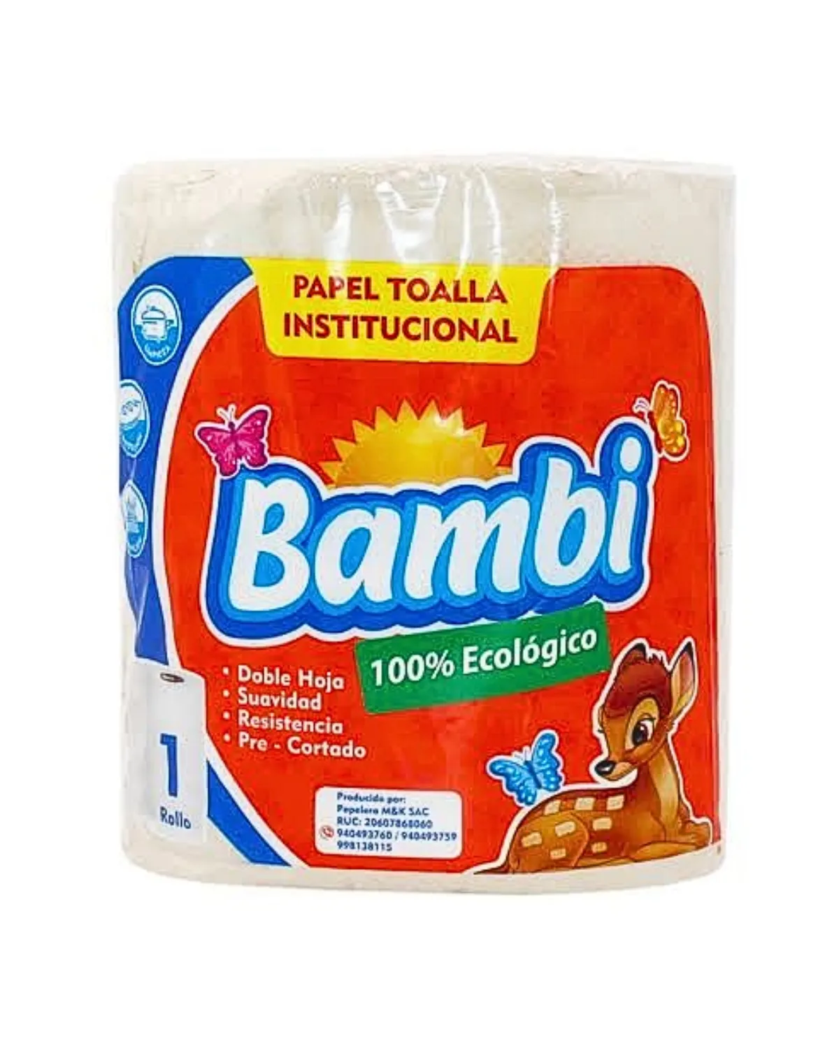 BAMBI KUHINJSKI UBRUS - DVOSLOJNI 