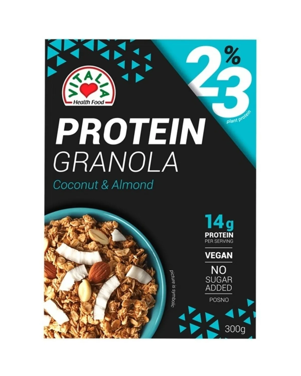 MUSLI GRANOLA PROTEIN SA KOKOSOM I BADEM 