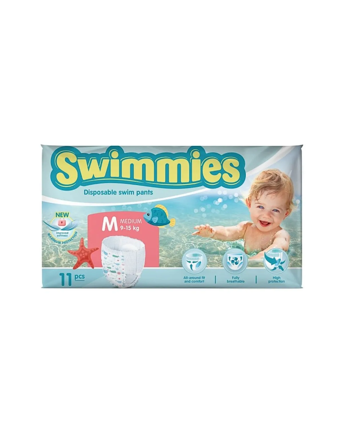 PELENE SWIMMIES ZA KUPANJE MEDIUM 9-15KG 