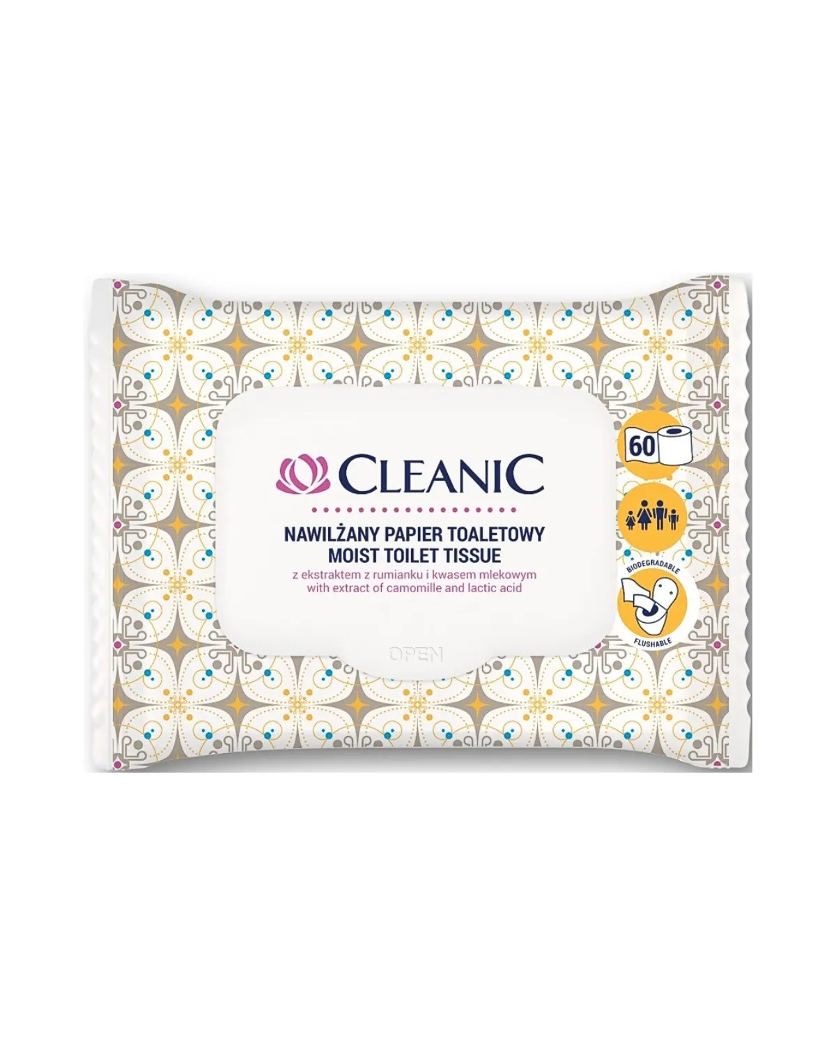 CLEANIC VLAŽNI TOALET PAPIR KAMILICA 60/1 
