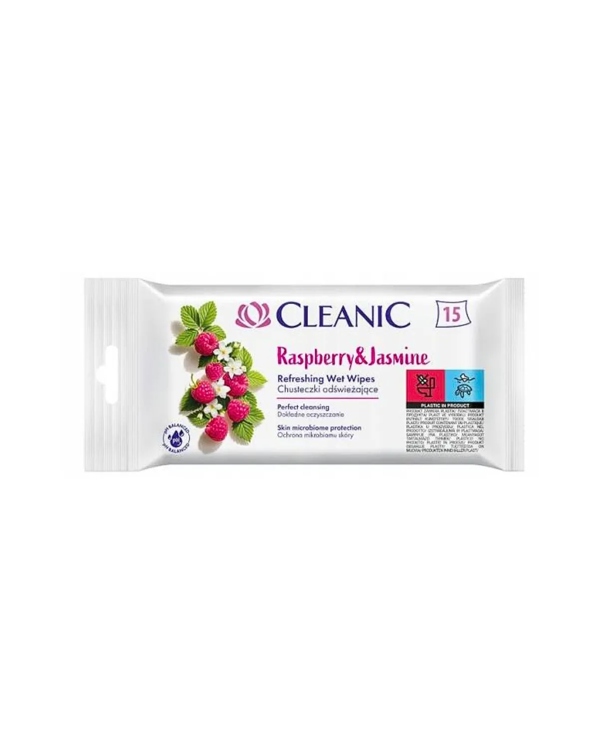 CLEANIC VLAŽNE MARAMICE MALINA I JASMIN 15/1 
