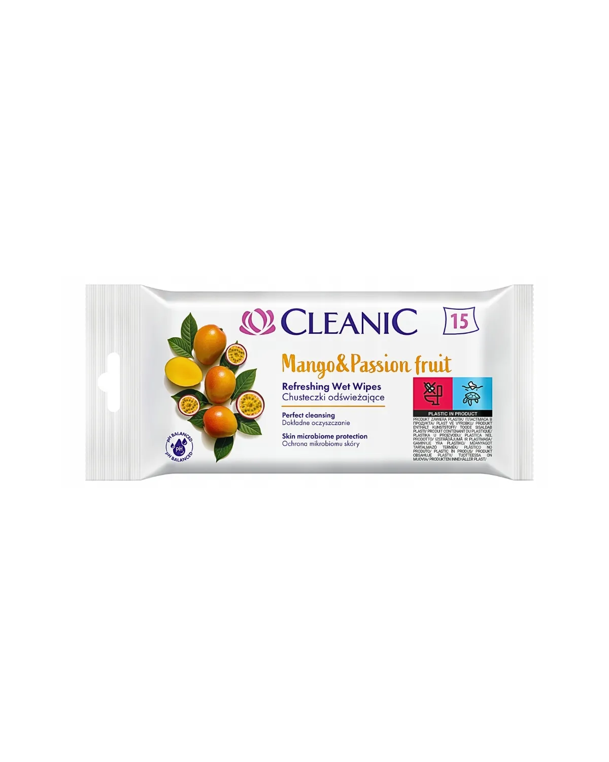 CLEANIC VLAŽNE MARAMICE MANGO I MARAKUJA 15/1 