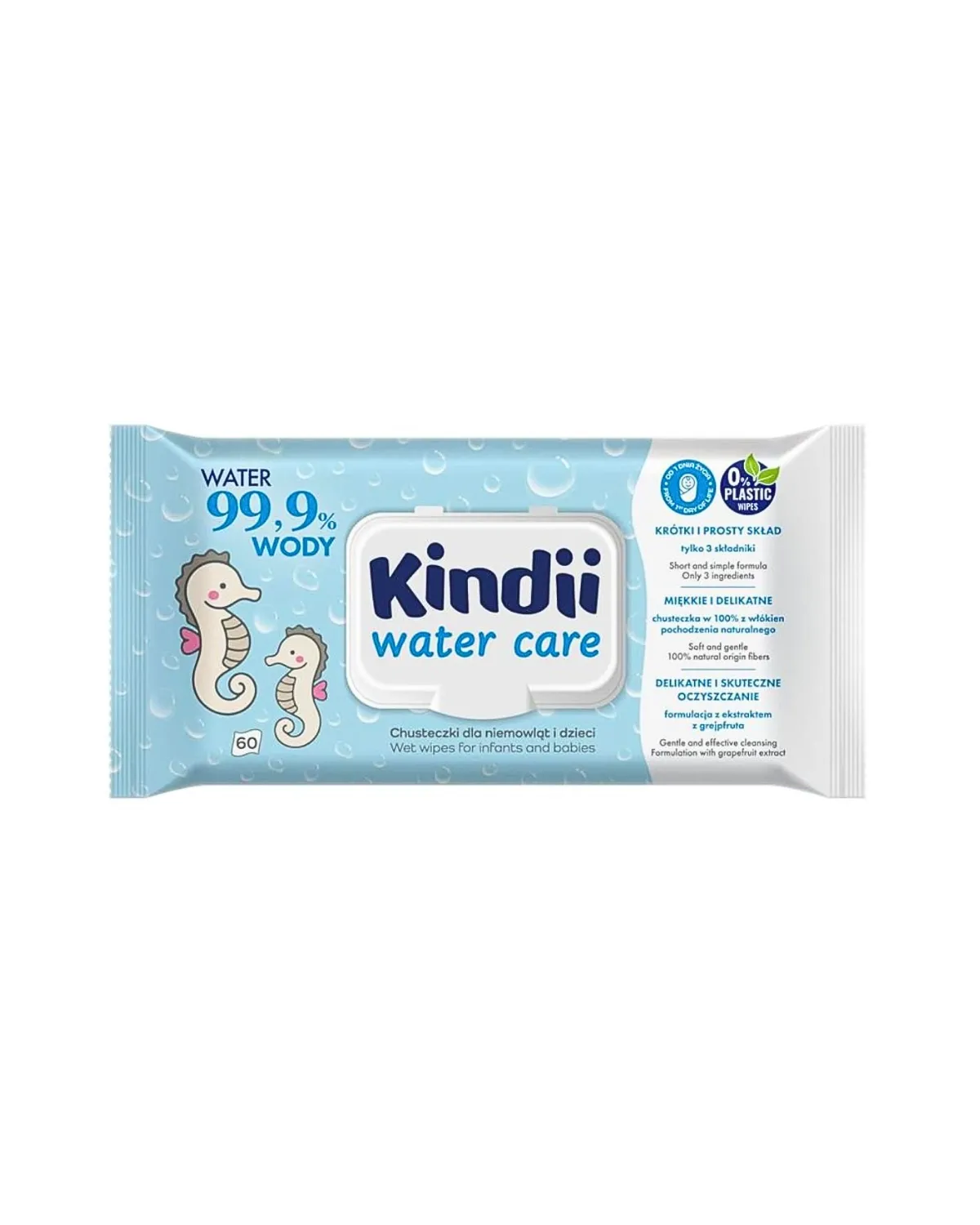 KINDII WATER CARE VLAŽNE MARAMICE ZA BEBE 60/1 