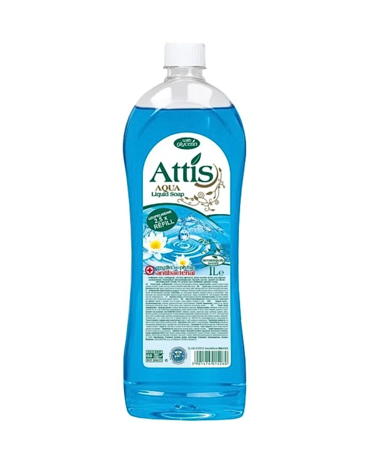 ATTIS AQUA ANTIBACTERIAL TEČNI SAPUN 1L 