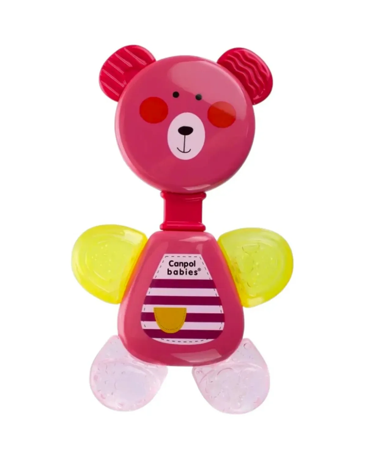CANPOL BABIES VODENA GLODALICA - BEAR PINK 