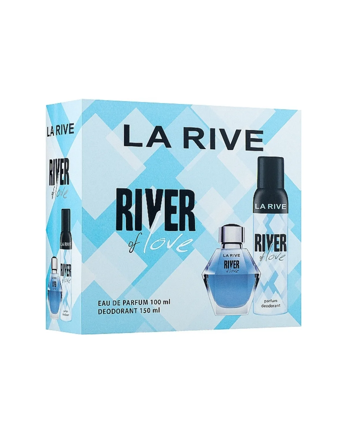 LA RIVE SET RIVER OF LOVE - THIERRY MUGLER ANGEL EDP 90ML + DEO 150ML Z