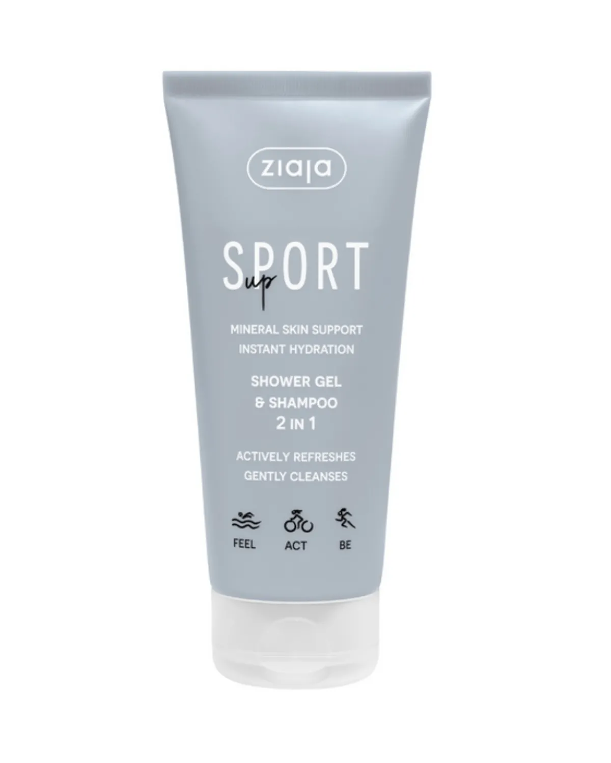 ZIAJA SPORTSKI GEL ZA TUSIRANJE I ŠAMPON 2IN1 200ML 