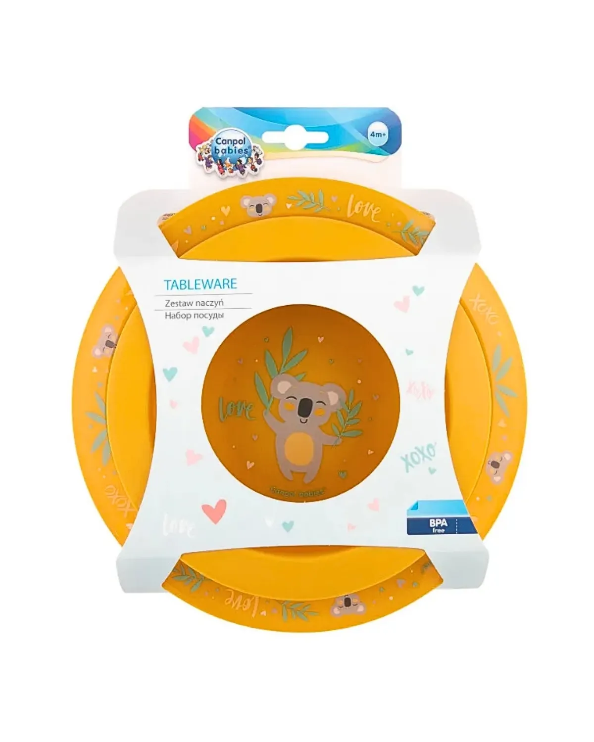 SET TANJIRA ZA BEBE 2/1 - EXOTIC ANIMALS 