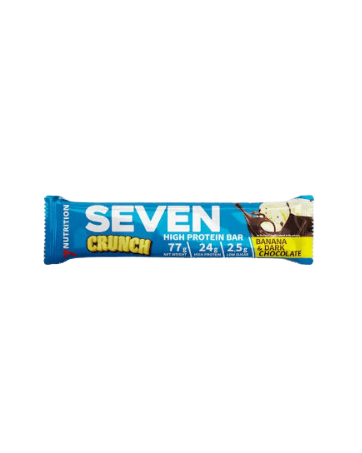 7N PROTEIN BAR 77G DARK CHOCALTE BANANA 