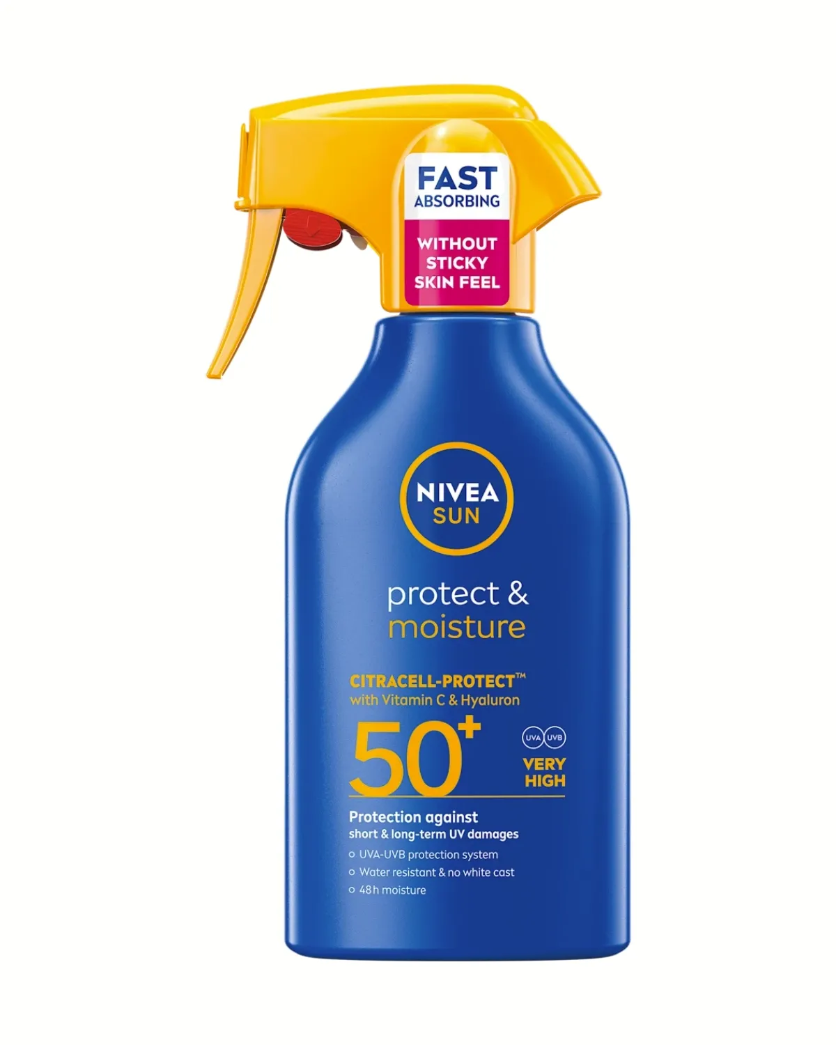 NIVEA SUN PROTECT & MOISTURE SPF50+ SPREJ 250ML 