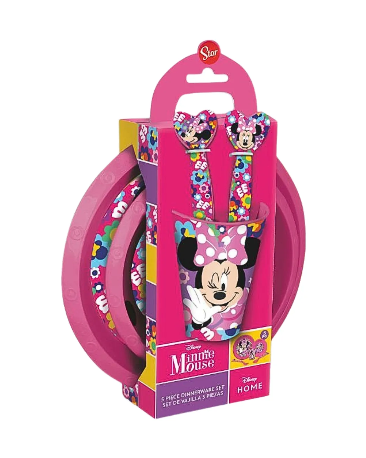 MINNIE MOUSE DJEČIJI SET ZA JELO 5/1 