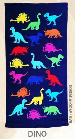 LA PLAGE PEŠKIR ZA PLAŽU MICROFIBRE DINO