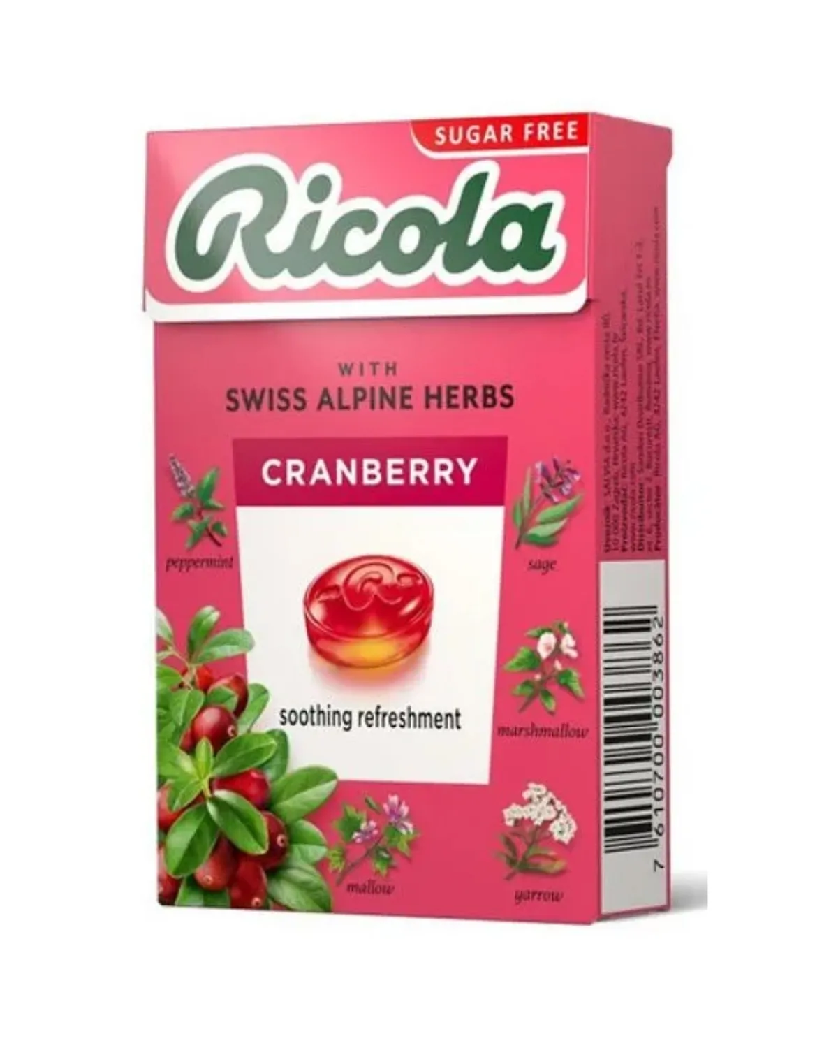 RICOLA BOMBONI CRANBERRY 40G 