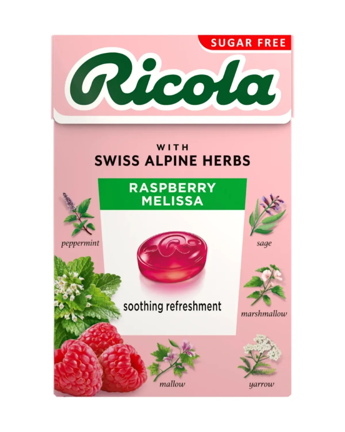 RICOLA MELISSA RAPSBERRY 40G PACK 