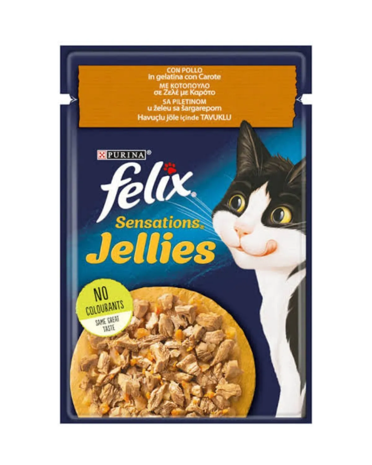 FELIX SENSATIONS GIJ CHKN&CRT 26X80G RS 