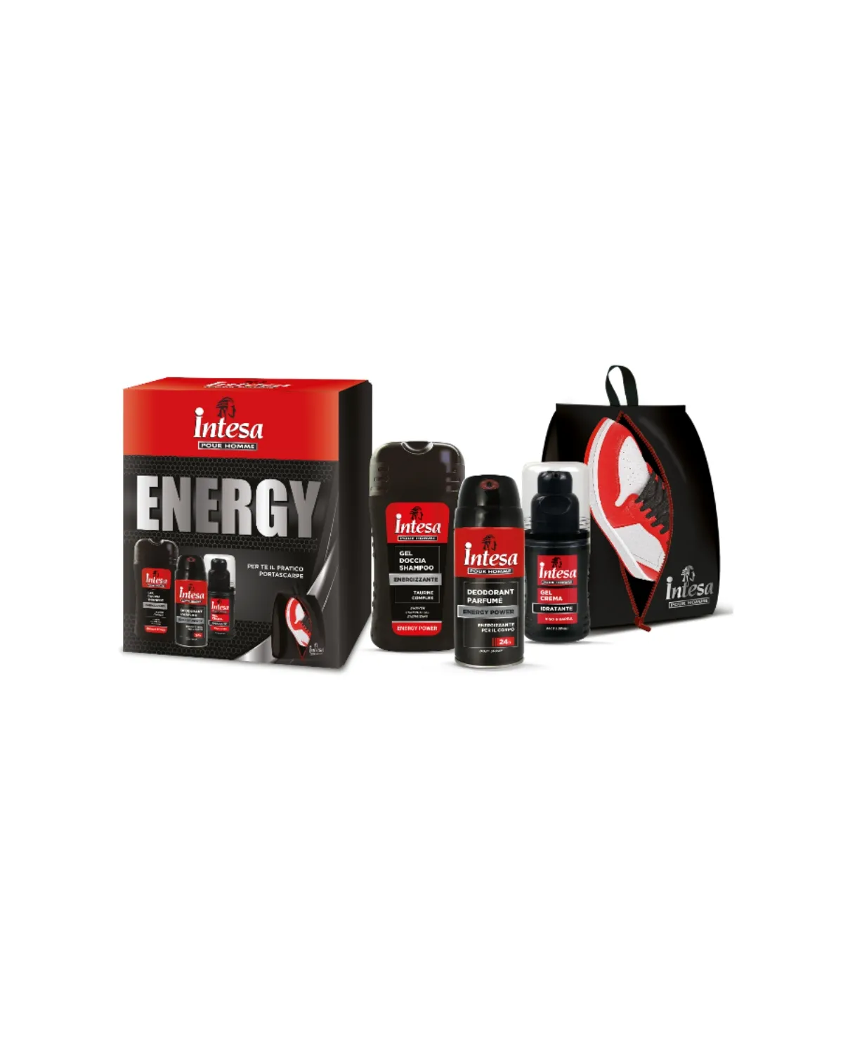 INTESA PP SET EP GEL ZA TUSIRANJE/DEO/KREMA ZA LICE I BRADU/NESESER