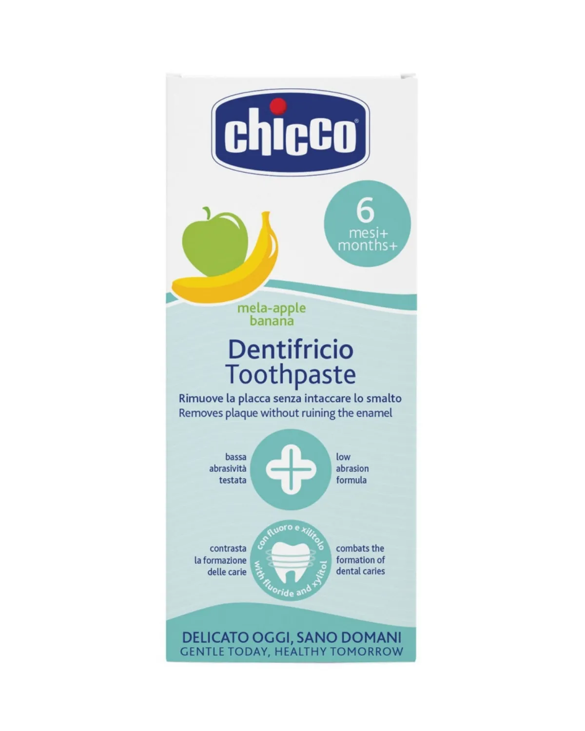 CHICCO ZUBNA PASTA JABUKA&BANANA 50ML 6+ N 