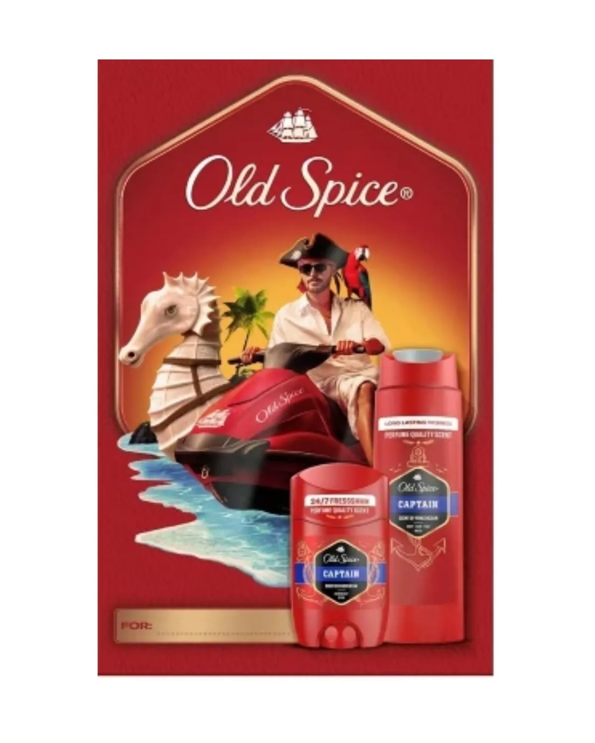 OLD SPICE SET GIFT CAPTAIN (ST+SG) 