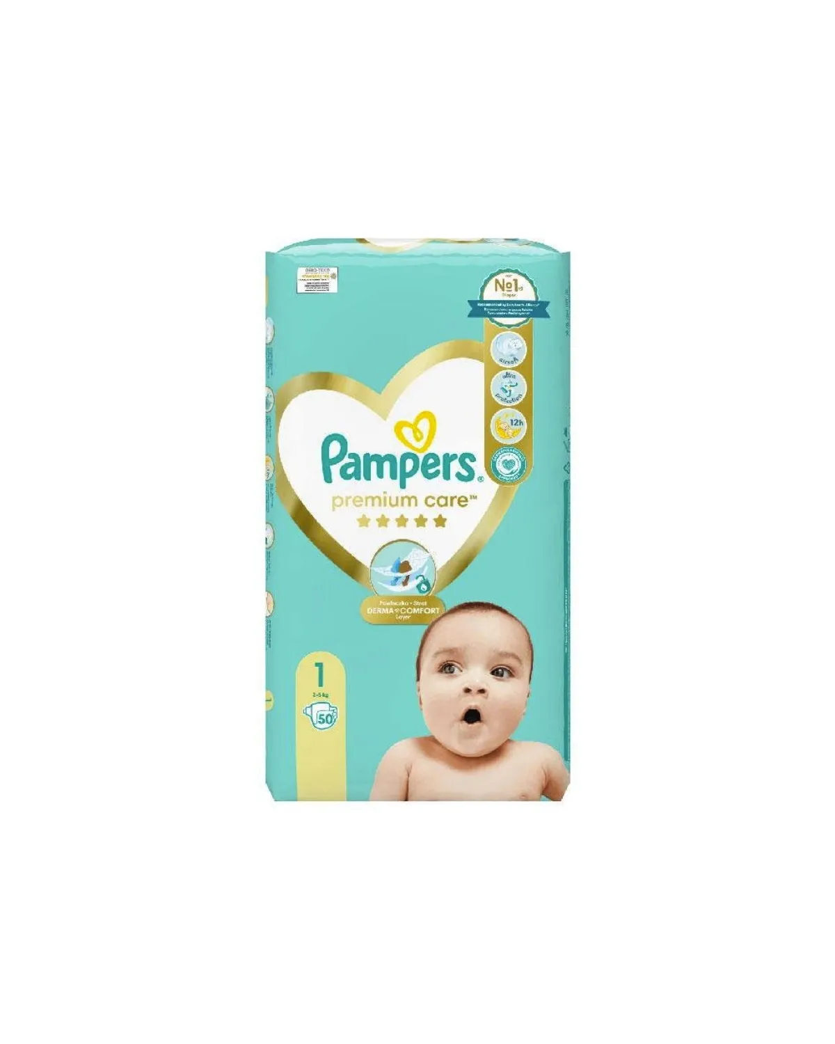 PAMPERS PELENE PREMIUM VPM 1 50KOM 