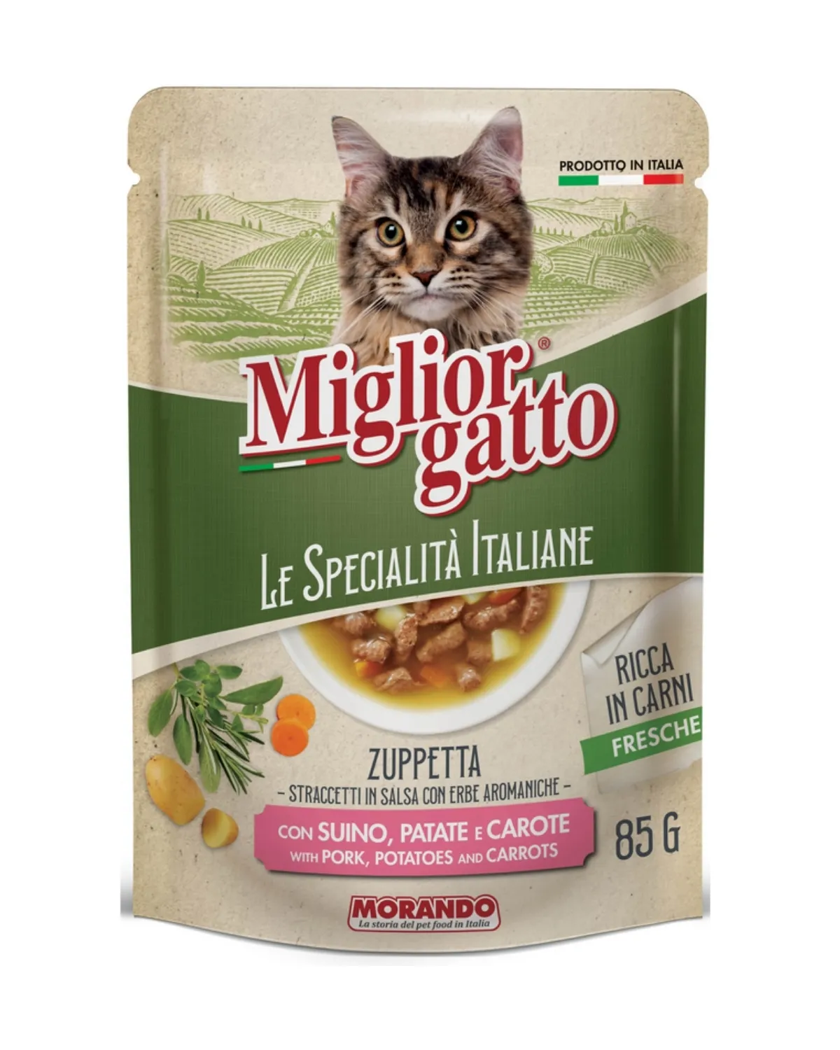 MG STRACETTI SVINJETINA + POVRĆE 85G - LE SPEC.ITAL 
