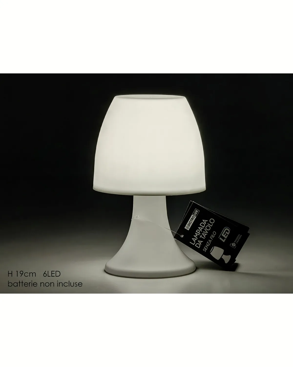 GENERAL TRADE STONA LAMPA N19CM BIJELA 