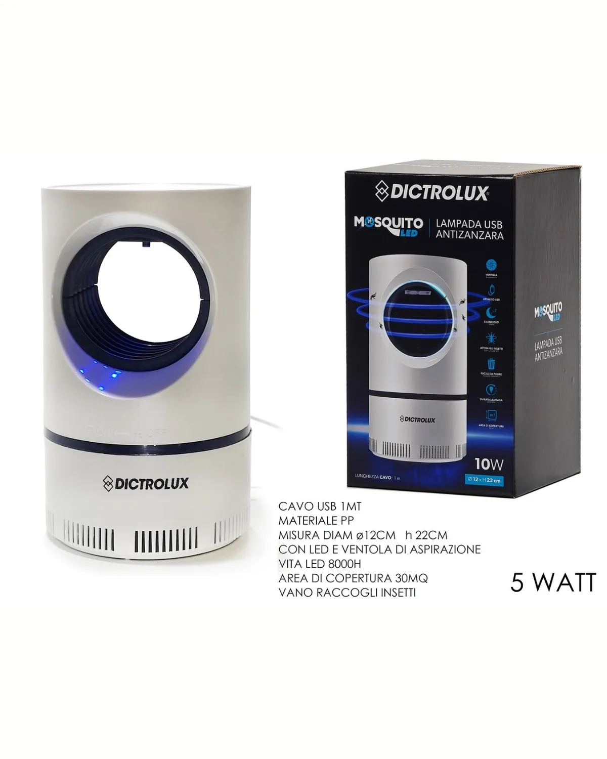 GENERAL TRADE LAMPICE LED 5W C/USB 