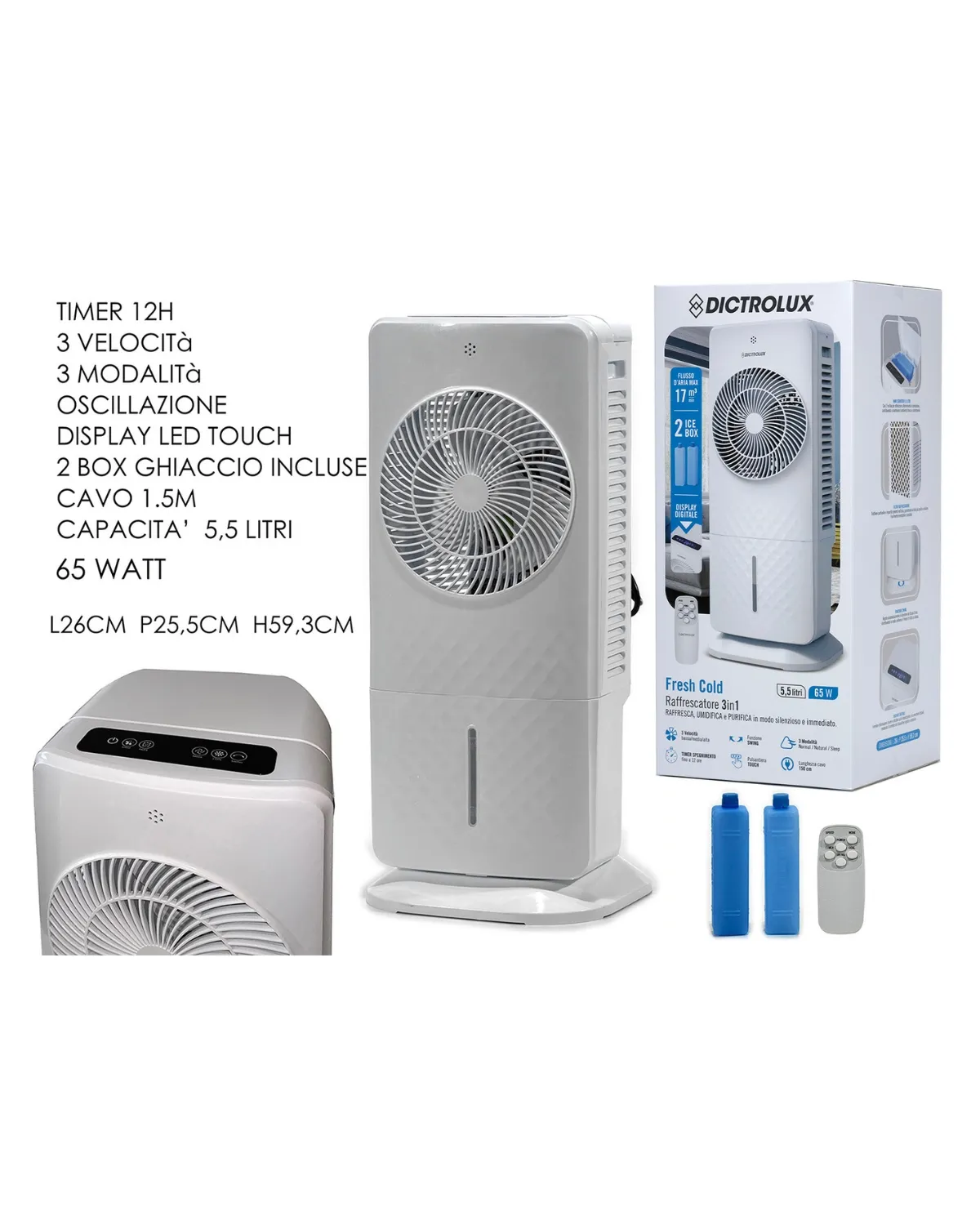 GENERAL TRADE VENTILATOR 65W 5,5 