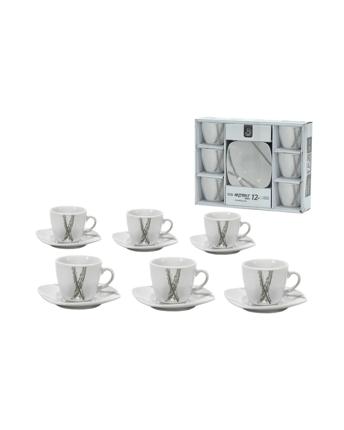 GENERAL TRADE SET ŠOLJE ZA KAFU 6+6 