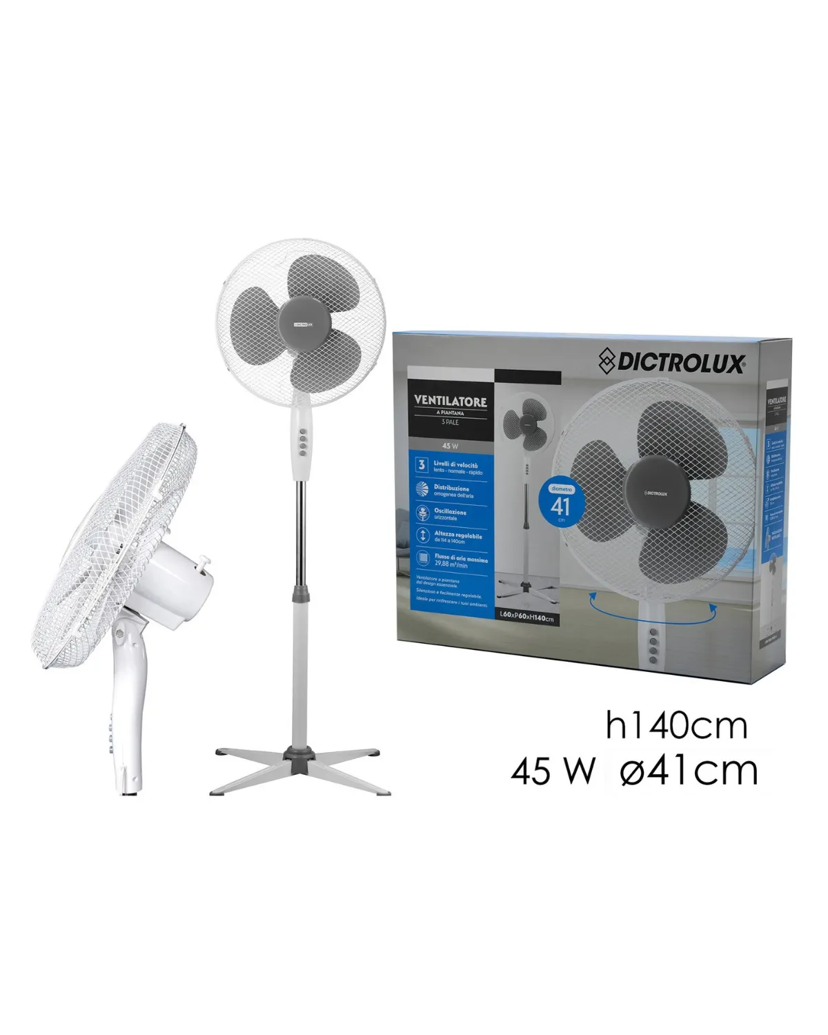 GENERAL TRADE VENTILATOR 140CM 45W 