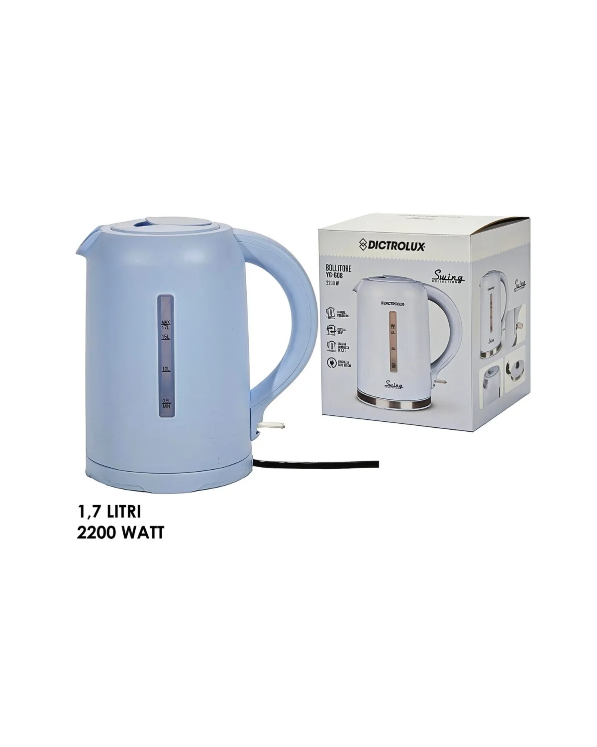 GENERAL TRADE BOKAL 1,7L 2200W 