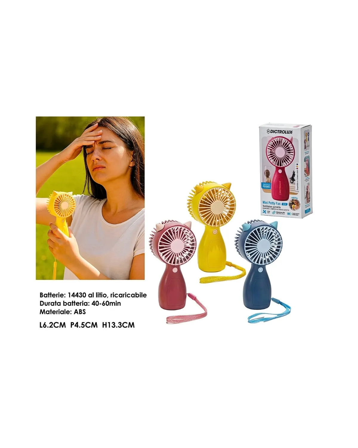 GENERAL TRADE RUČNI MINI VENTILATOR 