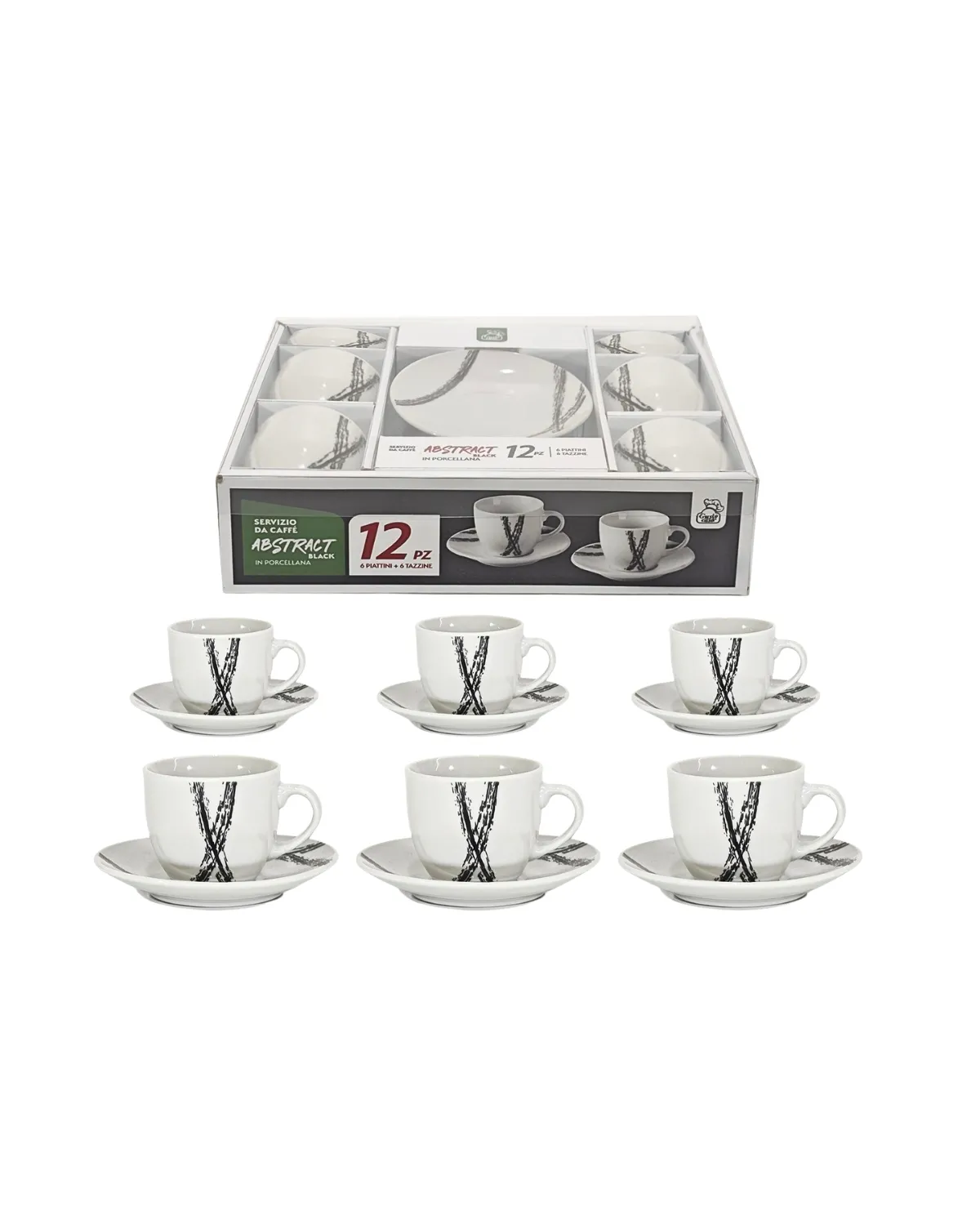 GENERAL TRADE SET ŠOLJE ZA KAFU 6+8 