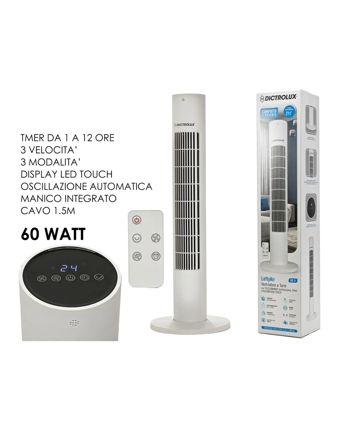 GENERAL TRADE VENTILATOR 60W 