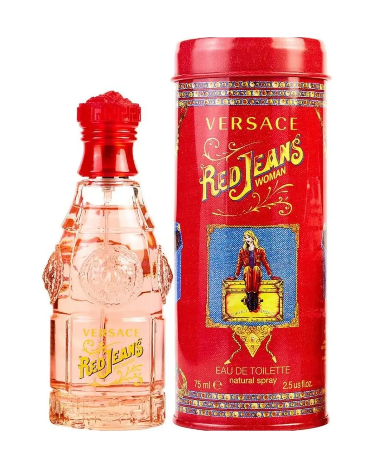 VERSACE RED JEANS (L) EDT 75ML 