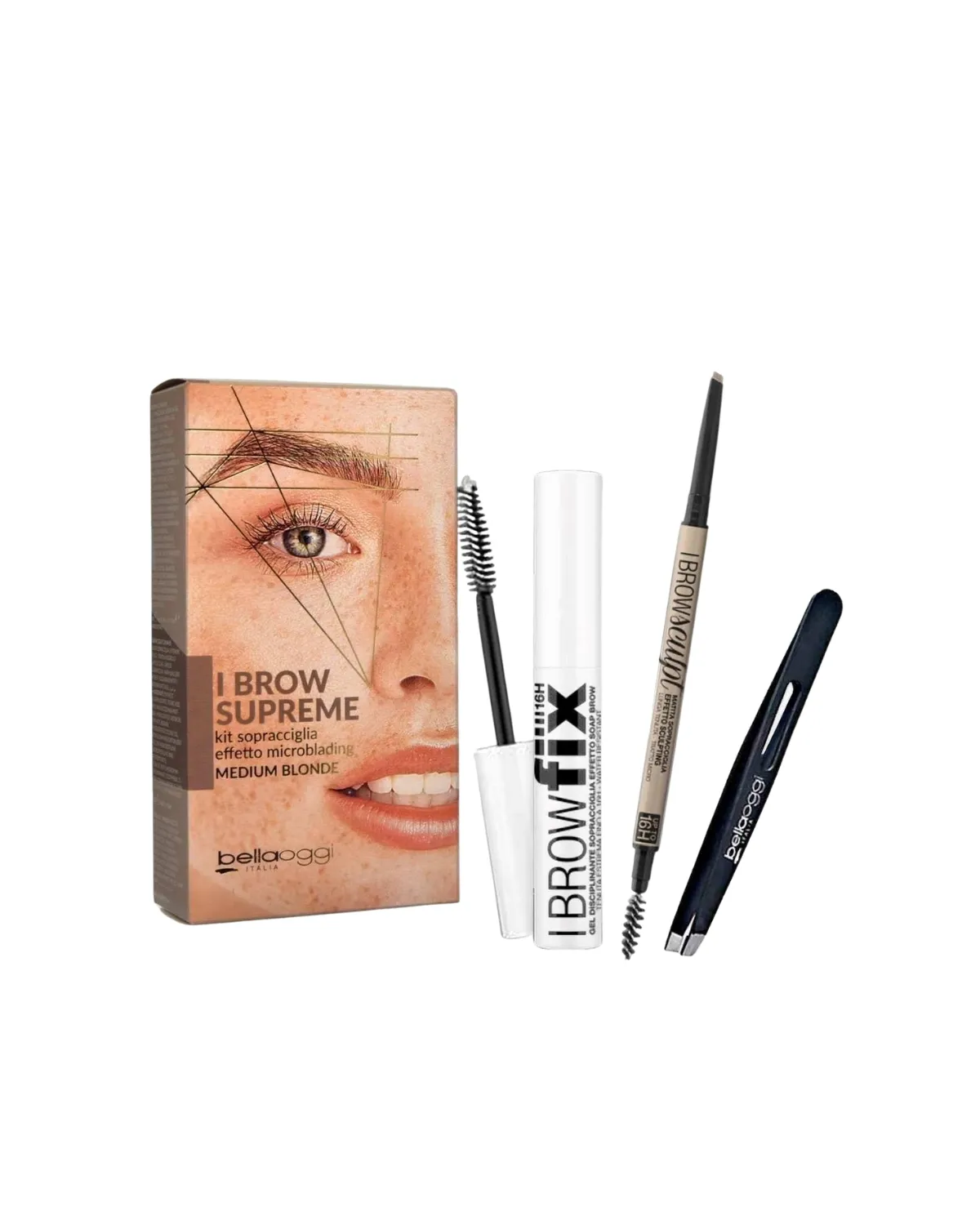 BELLA SET ZA OBLIKOVANJE OBRVA KIT BROW SUPREME 0