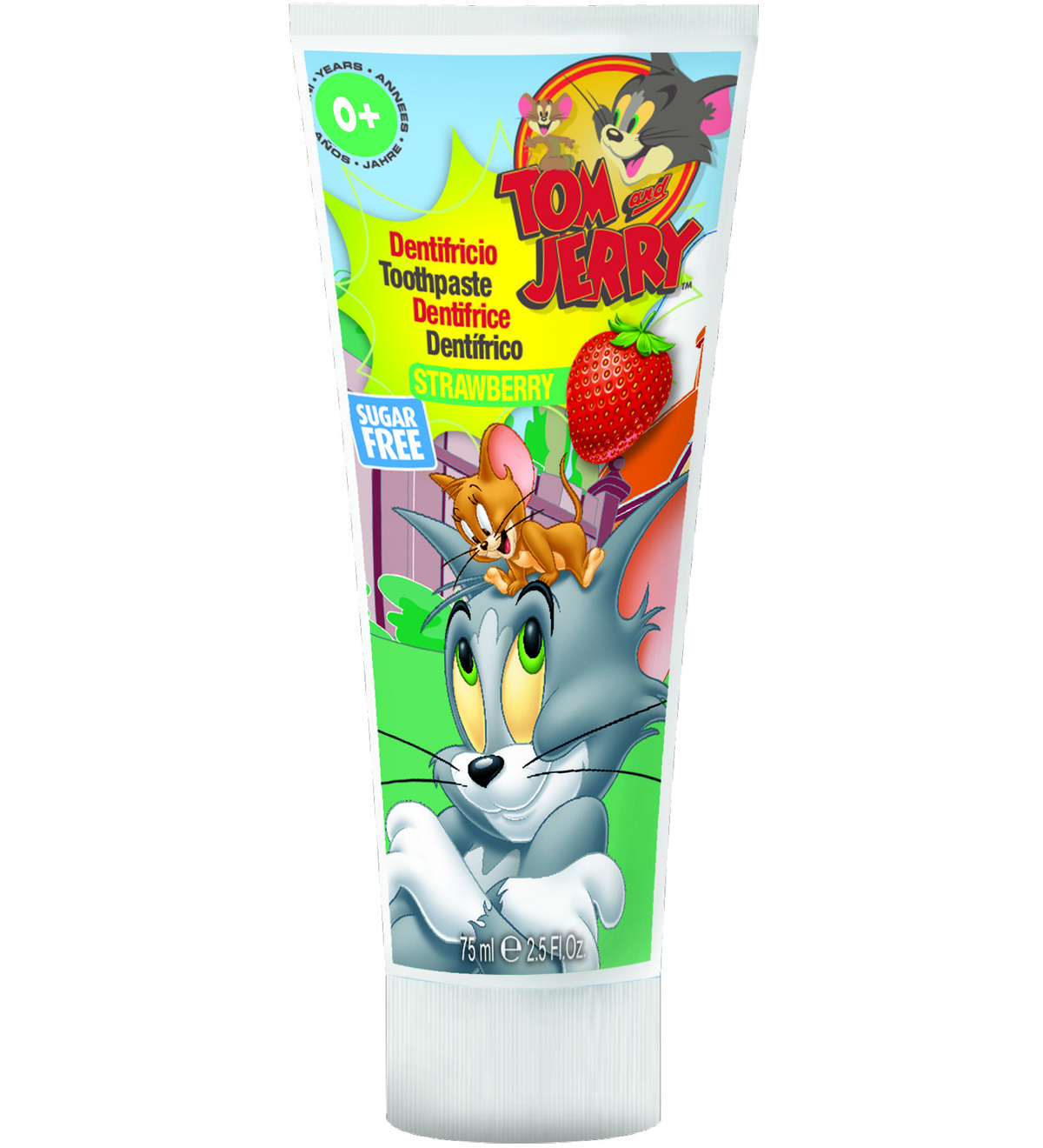 TOM&JERRY PASTA ZA ZUBE JAGODA 75ML Mil Pop