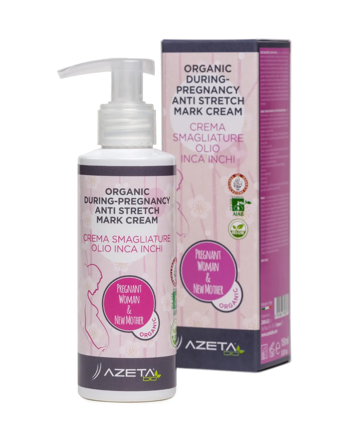 AZETA ORGANSKA KREMA ZA PREVENCIJU STRIJA ZA VRIJEME I POSLE TRUDNOĆE  150ML 