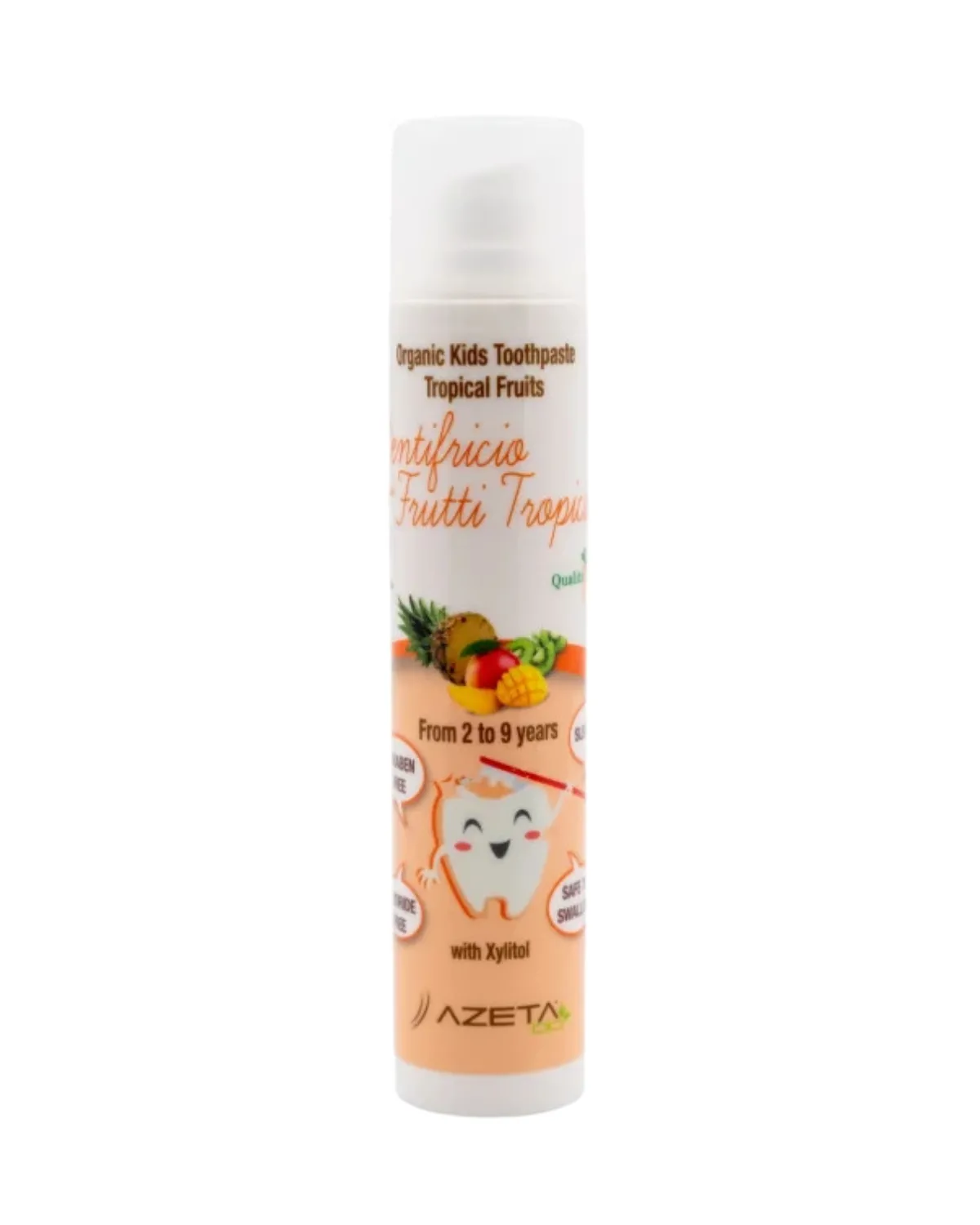 AZETA ORGANSKA PASTA ZA ZUBE ZA UZRAST OD 2 DO 9 GODINA (50ML) 
