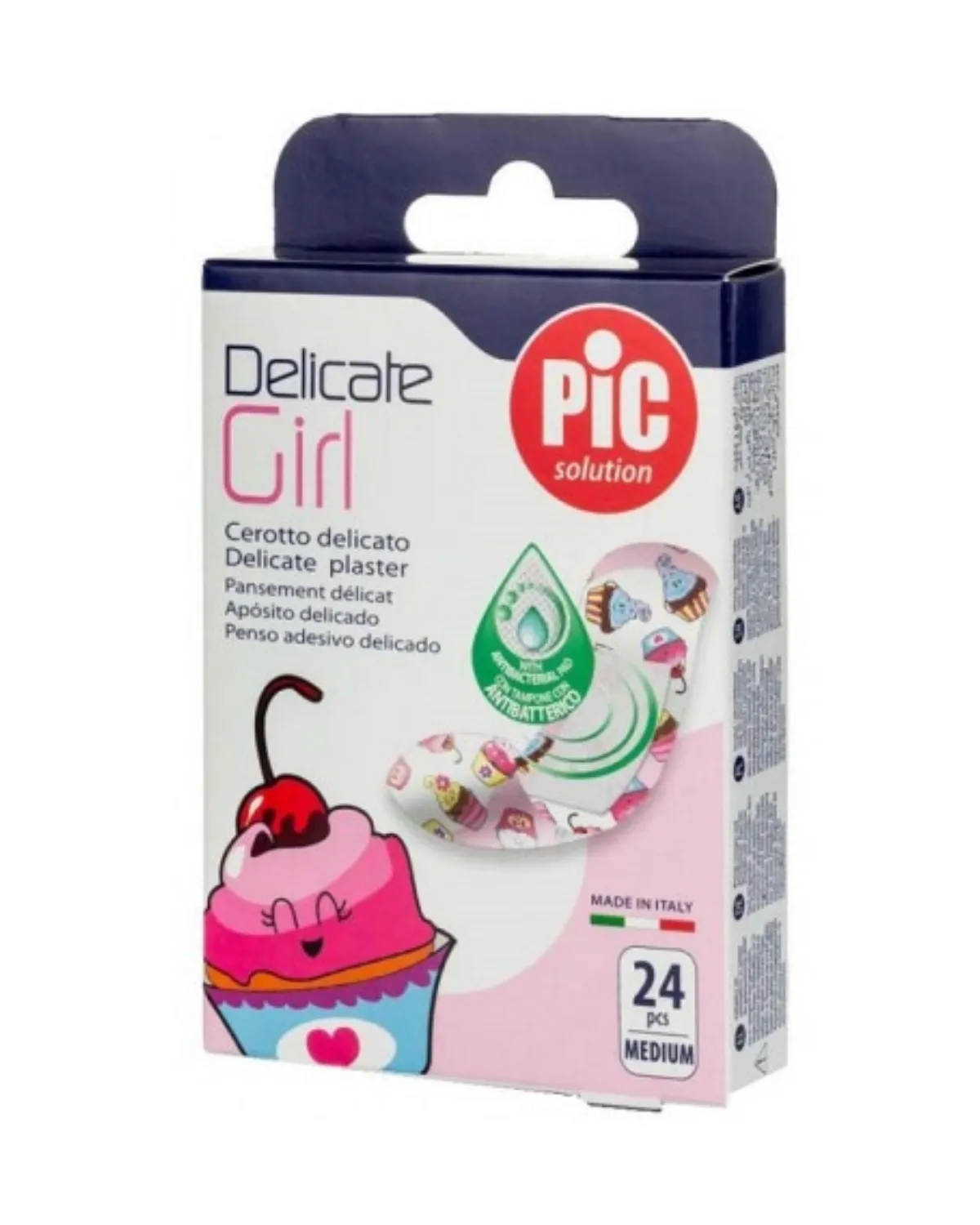 FLASTER DELICATE GIRL 24 SORTNO-ANTIBAKTERIJSKI 