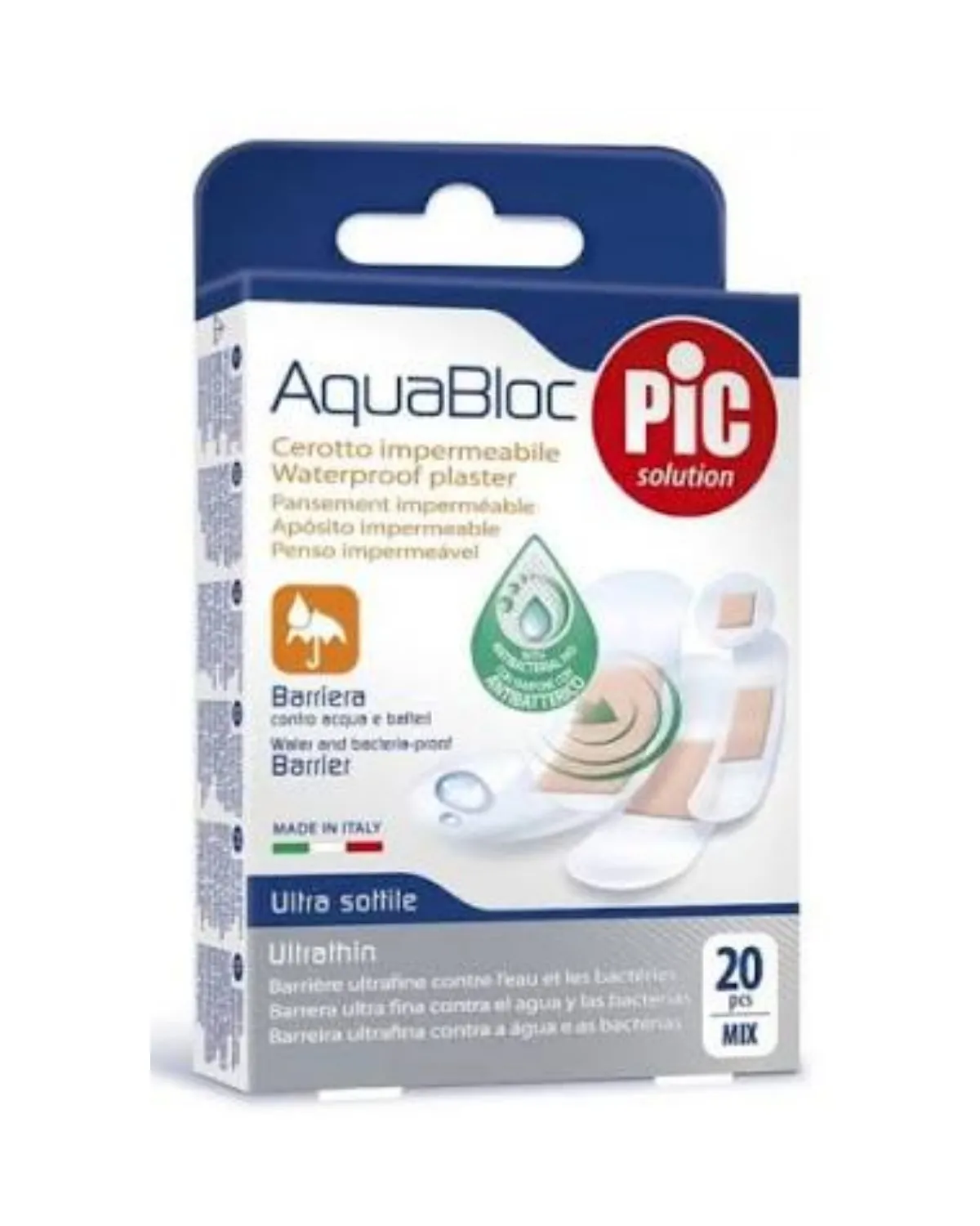 FLASTER AQUABLOCK 20 SORTNO-ANTIBAKTERIJSKI 