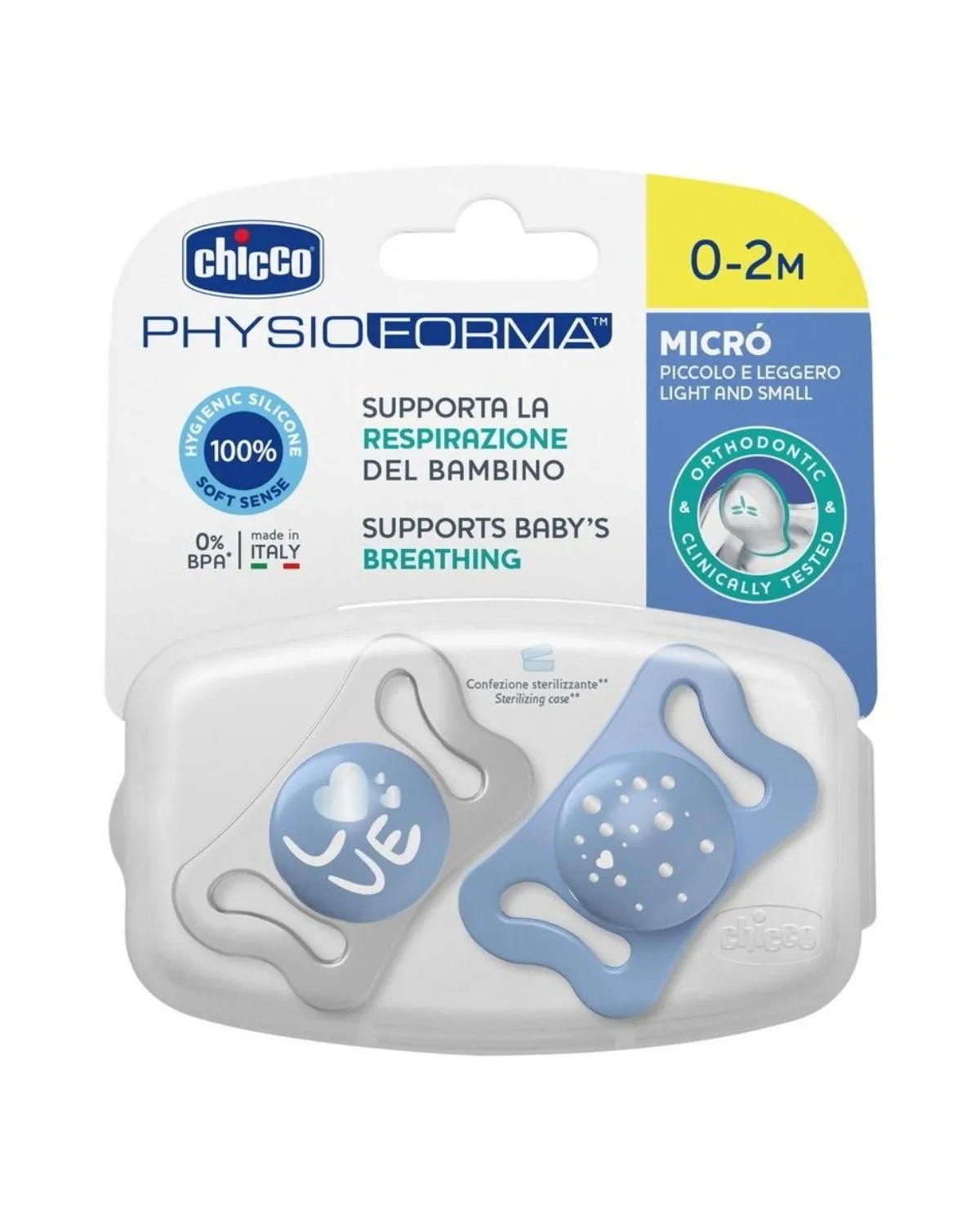 VARALICA PHYSIO MICRO 0-2 M 2/1 PLAVA 