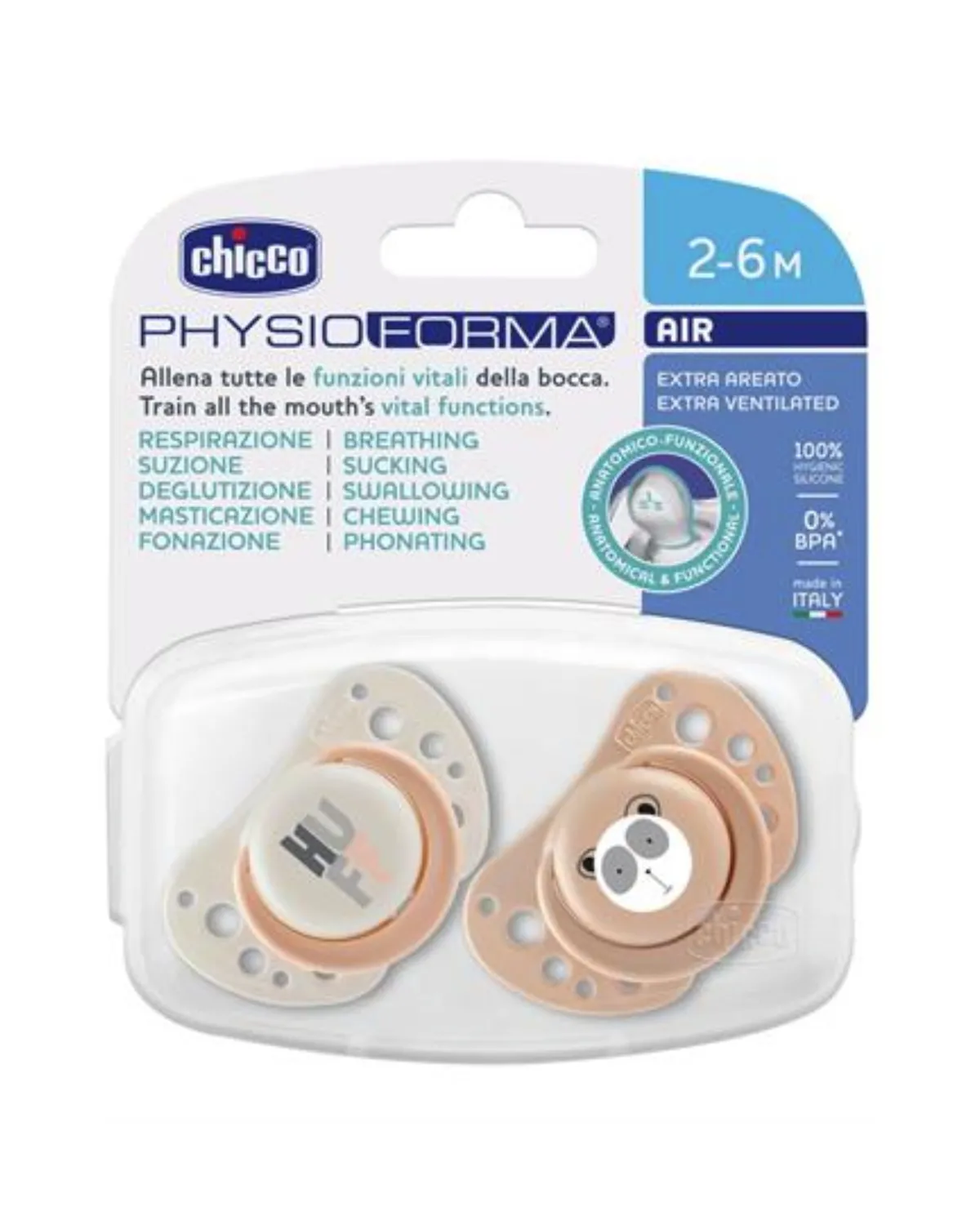 VARALICA SILIKON 2-6M+2/1 PINK PHYSIO AIR 