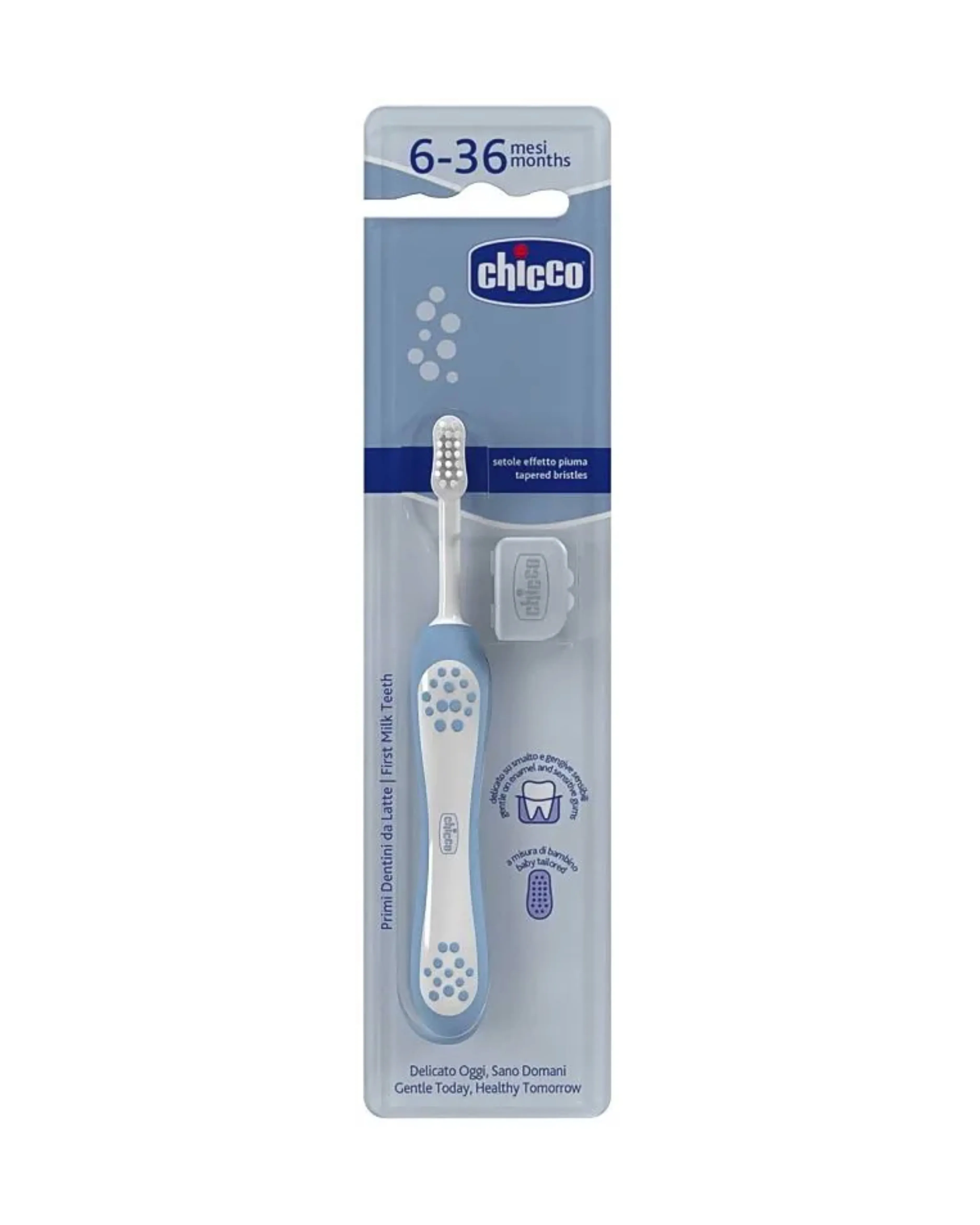 CHICCO ČETKICA ZA ZUBE 6-36M INDIGO 
