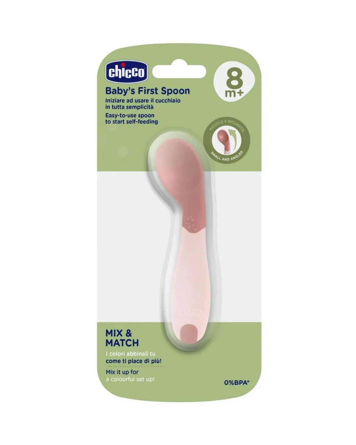 KAŠIKA ZA BEBE PVC 8M+ PINK 