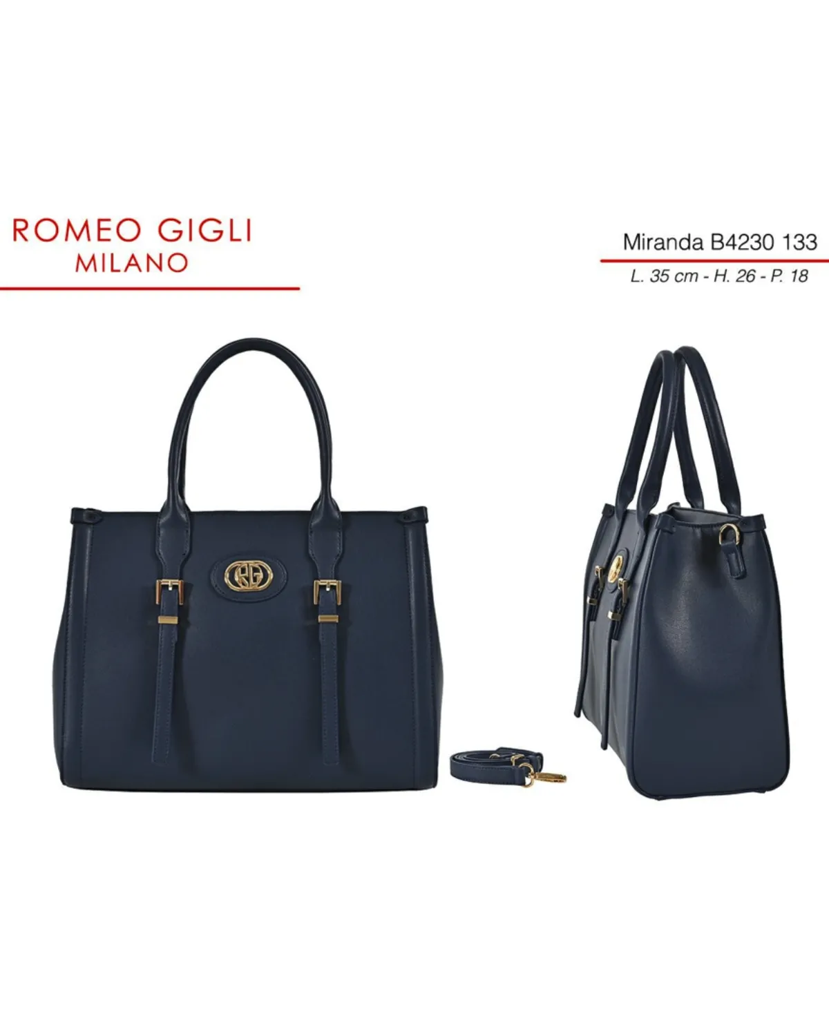 TORBA Z.MIRANDA RG MILANO B4230 BLU 