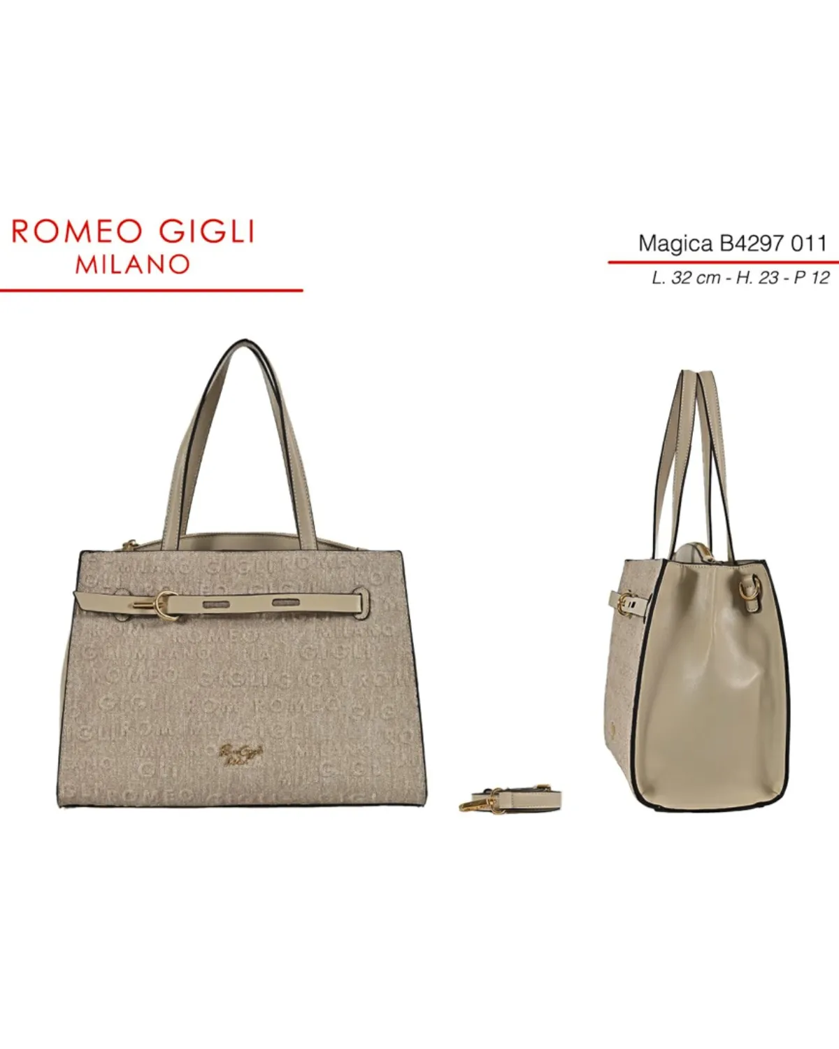 MAGICA TORBA Z. RG MILANO B4297 BEIGE 