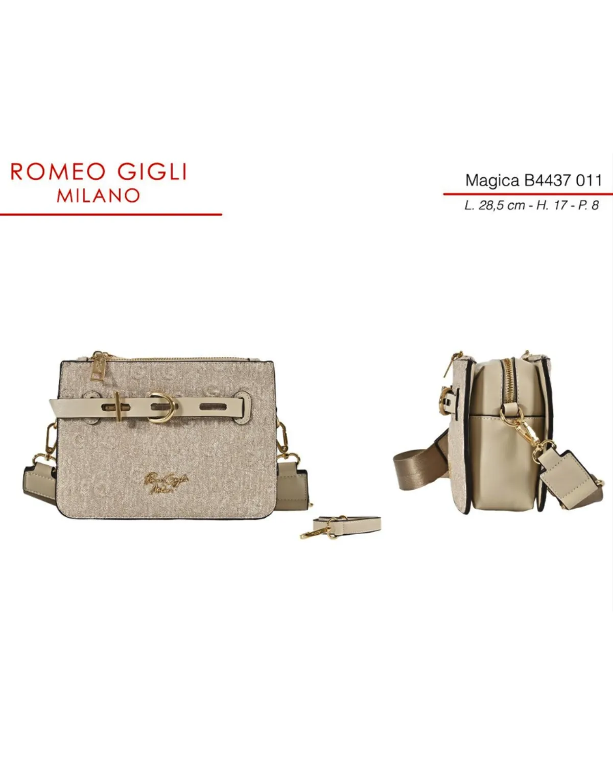 MAGICA TORBA Z. RG MILANO B4437 BEIGE 