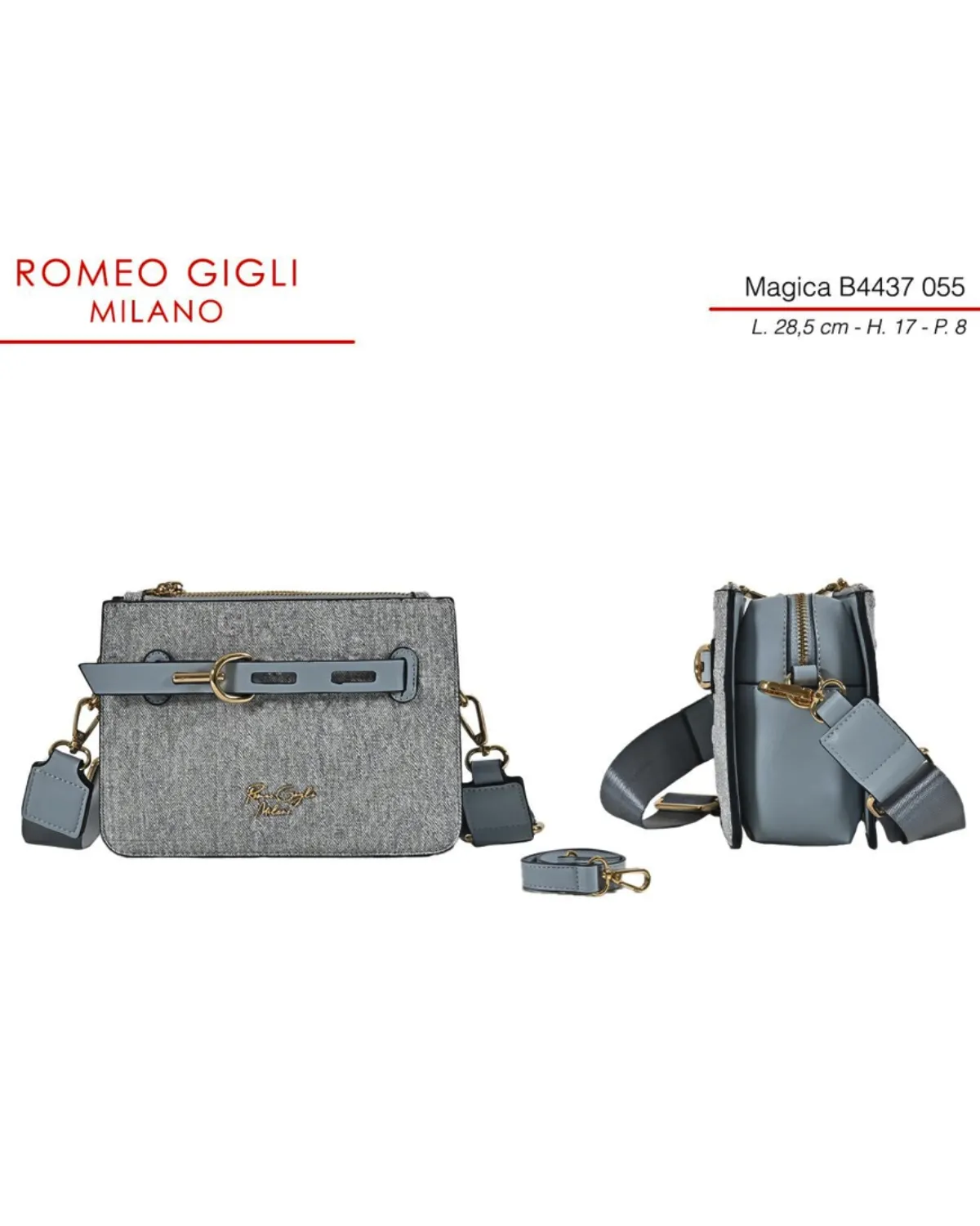 MAGICA TORBA Z. RG MILANO B4437 AZZURRO 