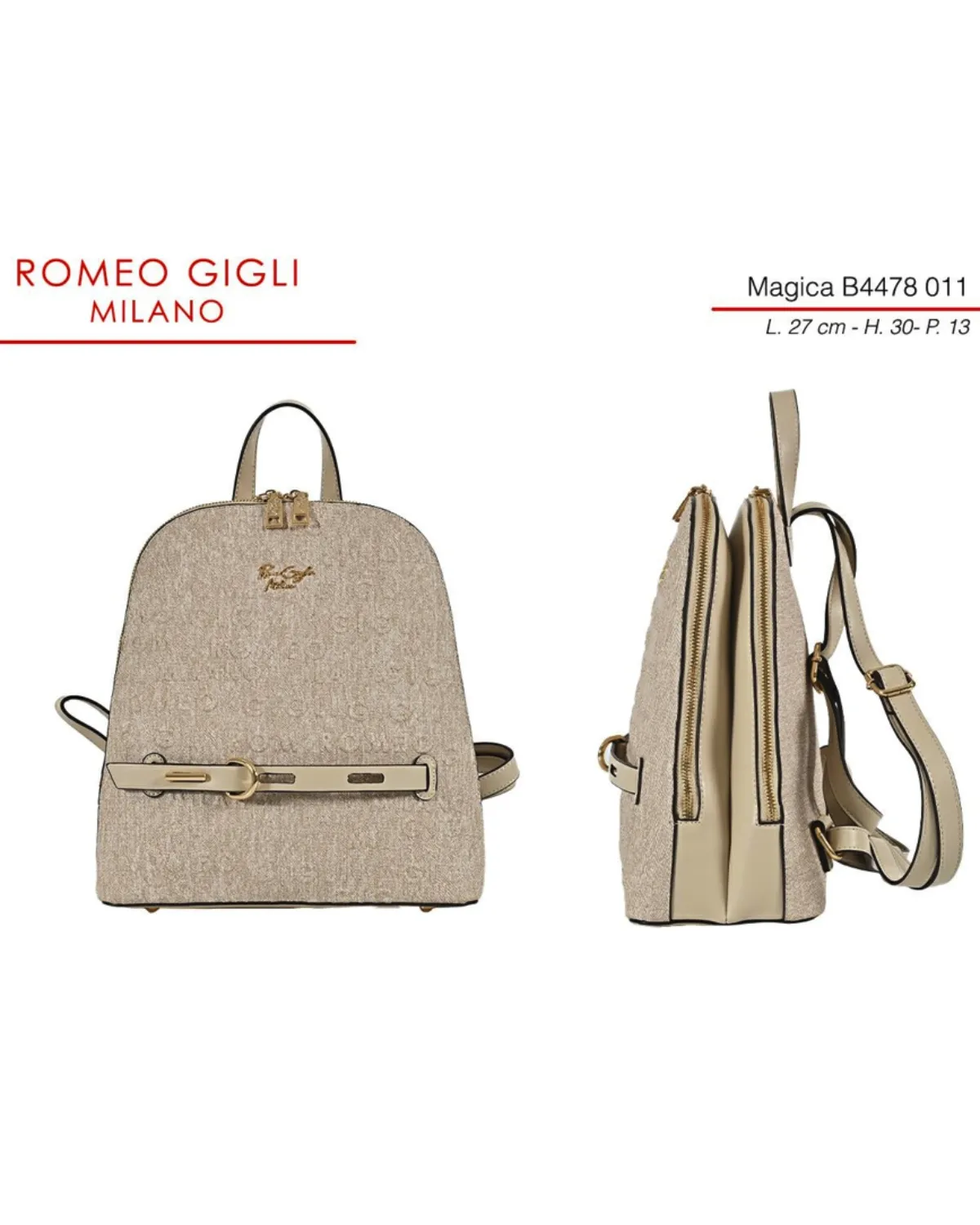 MAGICA ZAINO DONNA RG MILANO B4478 AZZURRO 