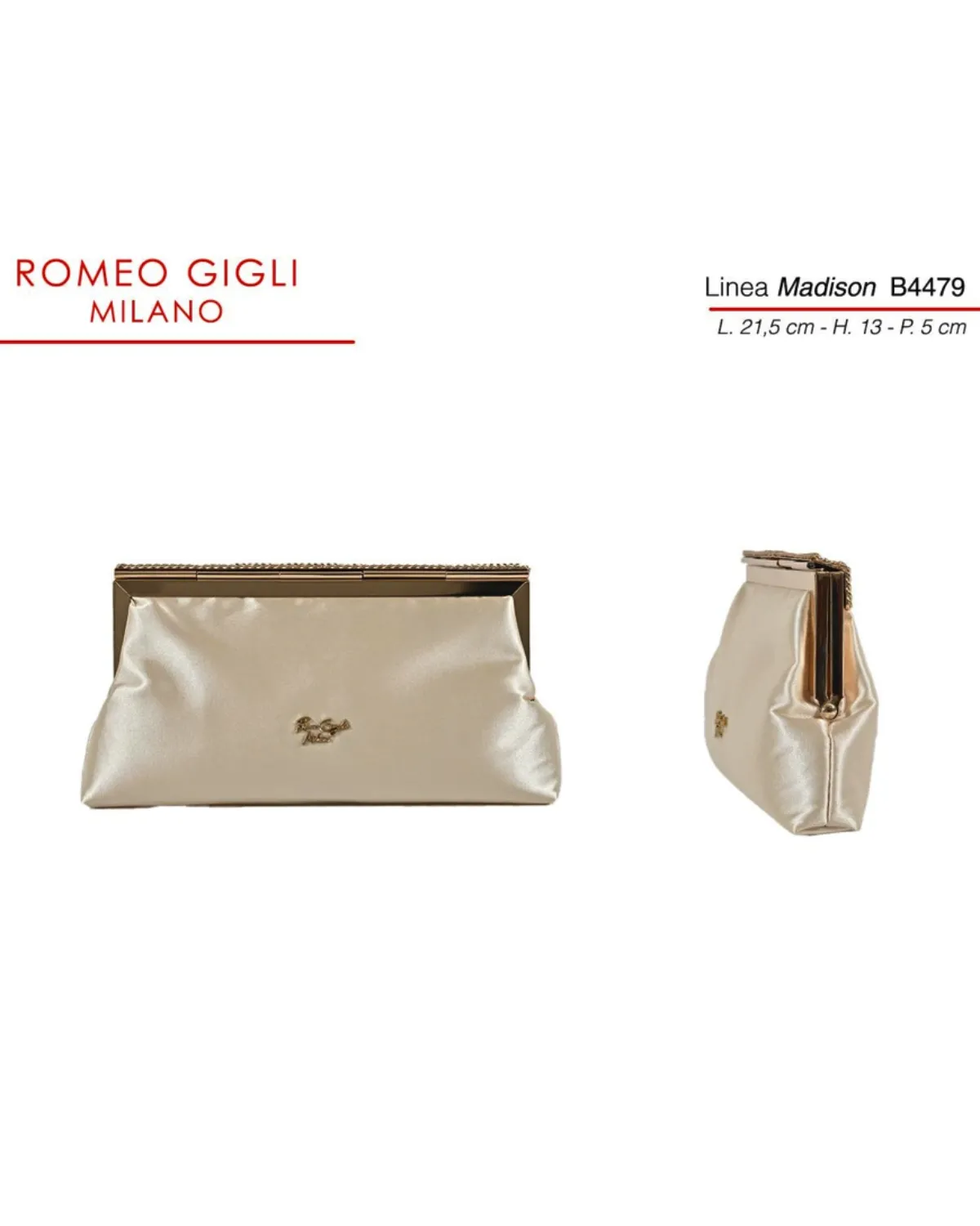 TORBA MADISON ELEGANTE RG MILANO B4479 ORO 